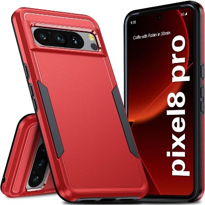 Entronix Case Compatible with Pixel 8 Pro - Soft-Touch Dual-Layer Sleek Cover