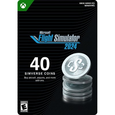 Microsoft Flight Simulator 2024: 40 Simverse Coins - Xbox Series X|S/PC