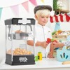 VEVOR Popcorn Maker, 480W Popcorn Popper Machine, 4 Oz Kettle Makes 1.5 Gallon per Batch, Tabletop Popcorn Maker, Includes 3 Scoops, Black - 2 of 4