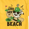 Men's - Instant Message - Long Day at the Beach Golfing Short Sleeve Graphic T-Shirt - 2 of 4