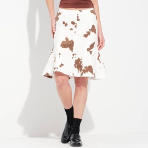 Women's Twill Fluted Skirt - Wild Fable™ - 1 of 4