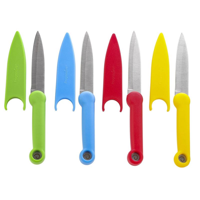 Prepworks Set of 4 Food Safety Paring Knives, 3 of 7