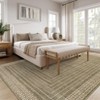 Machine Washable Rugs for Living Room Minimalist Geometric Bordered Indoor Carpet - 3 of 4