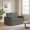 Francis  Upholstered Sleeper Sofa with Mobile Phone Holder and Built-in USB Port | HULALA HOME - 2 of 4