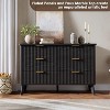 6 Drawers Dresser for Bedroom, 47.2" Wide Dressers with Curved Profile Design - 3 of 4