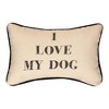 I Love My Dog 12.5x8" Soft Throw Pillow by Manual Woodworkers and Weavers - 2 of 3
