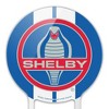 Shelby Mustang Vintage Logo Acrylic Cake Topper - 3 of 4