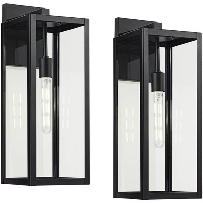 John Timberland Arrington Modern Outdoor Wall Lights Fixtures Set Of 2 ...