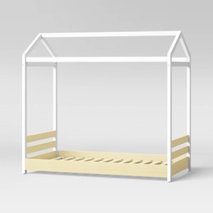 Twin House Kids' Bed White - Pillowfort™ - 1 of 4