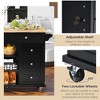 Whisen Kitchen Island with Storage and 5 Draws - 4 of 4