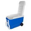 38 QT Wheelie Cool Hard Sided Cooler with Wheels, Blue - 3 of 4