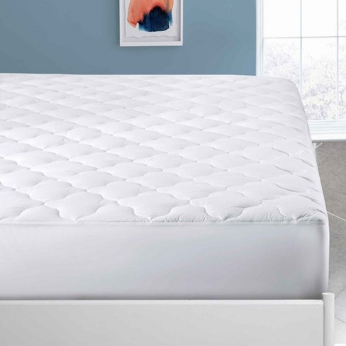 Peace Nest Quilted Fitted Mattress Pad, Elastic Stretches up to 18 Inches  Deep, Pillow Top Mattress Cover, FourLeaf Clover, Twin