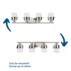 Progress Lighting Beckner 4-Light Vanity Light, Brushed Nickel, Industrial-Style Shades - 3 of 3
