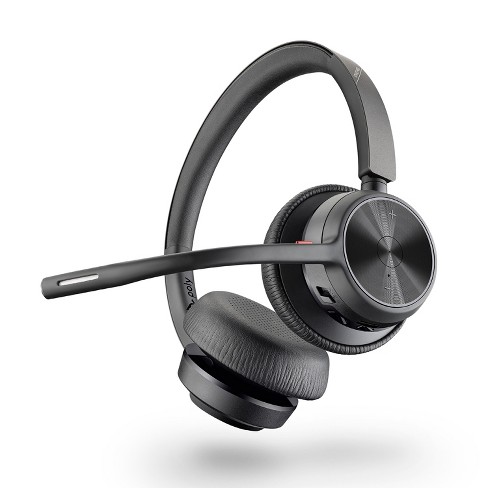 Poly Voyager 4320 Uc Wireless Headset- With Boom Mic - Connect To Pc / Mac Via Bluetooth Adapter, Cell Phone Via Bluetooth :