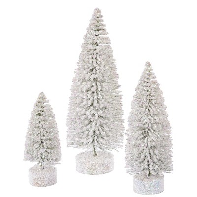 Vickerman Glitter Tree Set Tabletop Artificial Christmas Tree