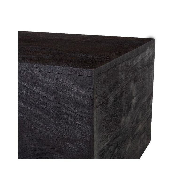 Mark & Day Fornach 15"H x 39"W x 22"D Modern Black Coffee Table, 3 of 6