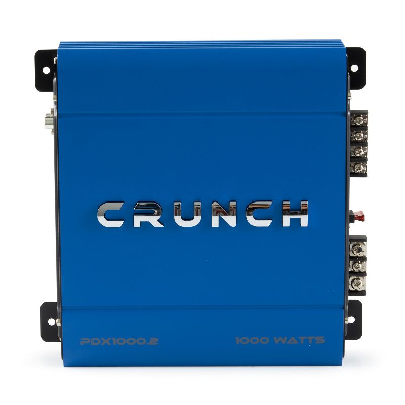 Crunch PDX-1000.2 PowerDriveX 1000 Watt 2 Channel Exclusive Blue A/B Car Audio Stereo Amplifier System with Flexible Installation, 2 of 7
