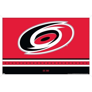 Trends International NHL Carolina Hurricanes - Logo 21 Framed Wall Poster Prints - 1 of 4