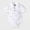 Baby Boys' 2pc Disney Mickey Mouse Bodysuit & Shorts Suspender Set - Blue - 3 of 4