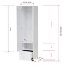 Kings Brand Furniture Corry Wardrobe Storage Closet, White - 3 of 4