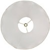 Imperial Shade Creme Small Scallop Bell Lamp Shade 5" Top x 12" Bottom x 10" Slant x 9.5 High (Spider) Replacement with Harp and Finial - 3 of 4