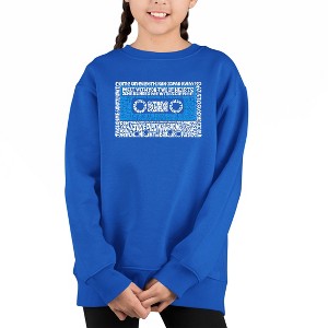 LA Pop Art 80S One Hit Wonders - Girl's Word Art Crewneck Sweatshirt - 1 of 3