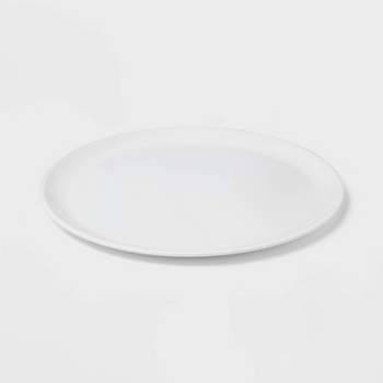 14"x14" Melamine Round Serving Plate White - Threshold™