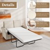 LOVMOR 57.4" Pull Out Sofa Bed,Sleeper Sofa Bed with Twin Size Mattress Pad, 2-in-1 Pull Out Couch Bed with Two USB Ports - 4 of 4