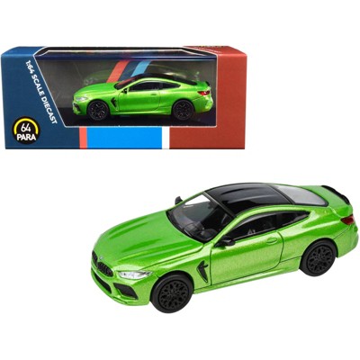 BMW M8 Coupe Java Green Metallic with Black Top 1/64 Diecast Model Car by  Paragon