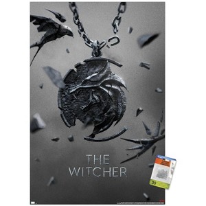 Trends International Netflix The Witcher: Season 3 - Medallion Key Art Unframed Wall Poster Prints - 1 of 4