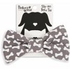 Pavilion Gift Company - Dog Bones Large - 5" x 3" Canvas Pet Bow Tie - Pet Apparel Accessories - 4 of 4