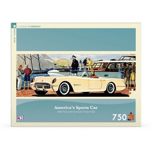 New York Puzzle Company America's Sports Car 750 Piece Puzzle - 1 of 3