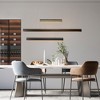 LNC Khydeacc 3-Lights 40.4" Mid-Century Modern Luxury Geometric Tiered Integrated LED Kitchen Island Pendant Lights, Black - 4 of 4