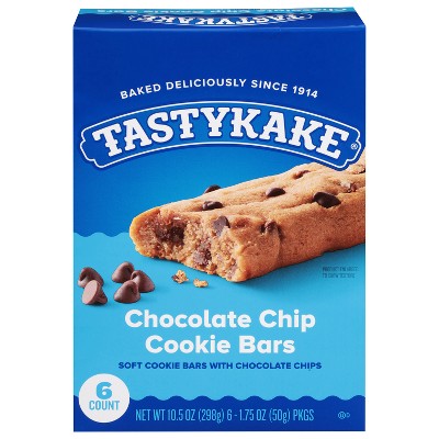 Tastykake Chocolate Chip Cookie Bar -  10.5oz / 6ct