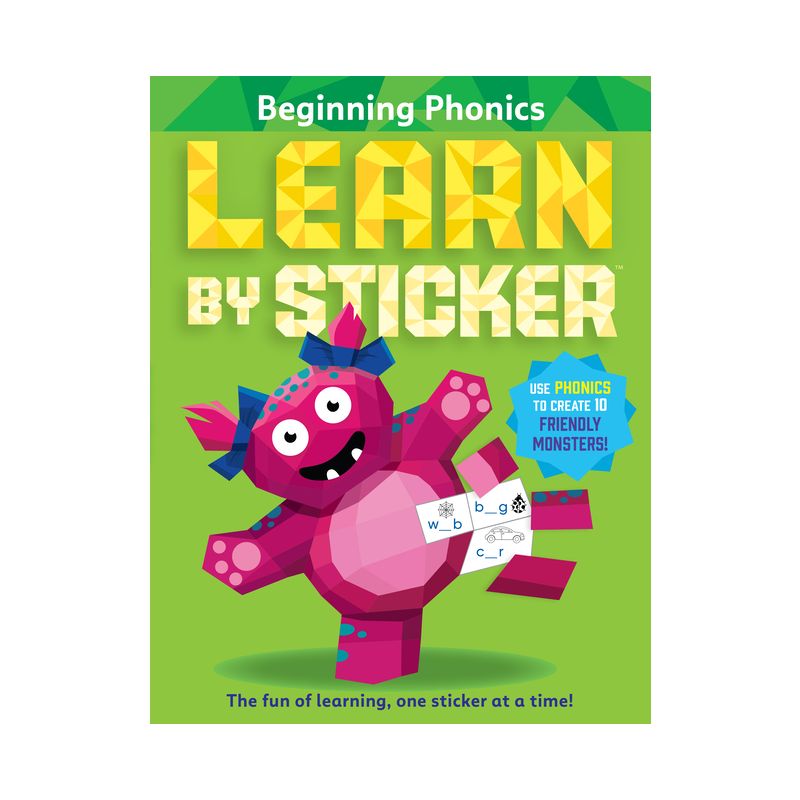 Learn by Sticker: Beginning Phonics - by  Workman Publishing (Paperback), 1 of 2