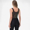 Anna-Kaci Women's Sequin Square Neck Tank Top with Sleeveless Design and Cropped Fit - 3 of 4