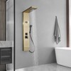 BWE 2-Jet Rainfall Shower Tower Shower Panel System with Rainfall Shower Head and Shower Wand - 3 of 4