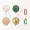 Unique Bargains Latex Party Balloons with Ribbon 10 inch 20 Pcs - 2 of 4