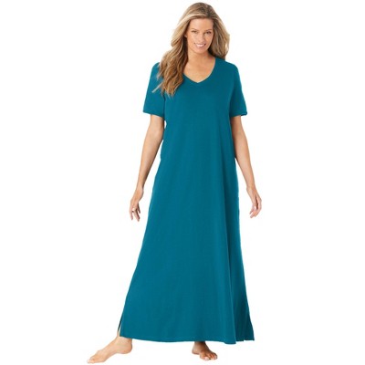 Dreams & Co. Plus Size Long T-Shirt Lounger