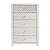 Galano Lavish 5 Drawer 29.6 in. Wide Chest of Drawer in Dusty Gray Oak, Knotty Oak - 2 of 4