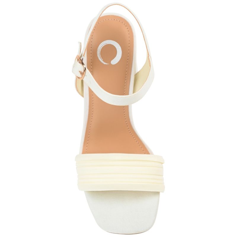 Journee Collection Womens Skiler Tru Comfort Foam Open Square Toe Block Heel Sandals, 5 of 11