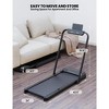 4.0 HP Folding Treadmill, 400 LBS Max, 0.6-8.7MPH, Heavy Duty with 14.5" LED Display & Pulse Detection, Foldable for Home or Office Exercise - 3 of 4