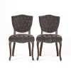 Bates Tufted Dining Chair Set 2ct - Christopher Knight Home - 2 of 4