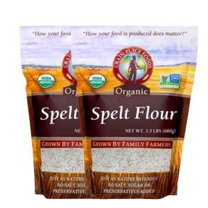 Grain Place Foods 1.5 lb Non-GMO Organic Spelt Flour - Pack of 2 - 1 of 4