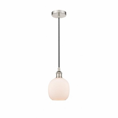 Belfast - 1 Light Cord Hung Mini Pendant In Industrial Style-9.75 Inches Tall and 6 Inches Wide