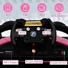 Infans Kids Ride On Car, 12V F1 Racing Electric Vehicle for Toddlers with Control Remote Pink - 3 of 4