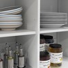 NicBex Mobile Kitchen Island Cart Morden Kitchen Carts on Wheels with Storage, 2 Cabinets Doors and 2 Drawer for Kitchen - 4 of 4