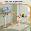 GALAXHERO 48 x 24 Inches Height Adjustable Electric Standing Desk for Home Office, Ergonomic Sit to Stand Desk with Phone Holder - 4 of 4
