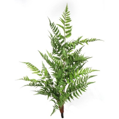 Floral Home 40" Leather Fern Bush - 2-Piece