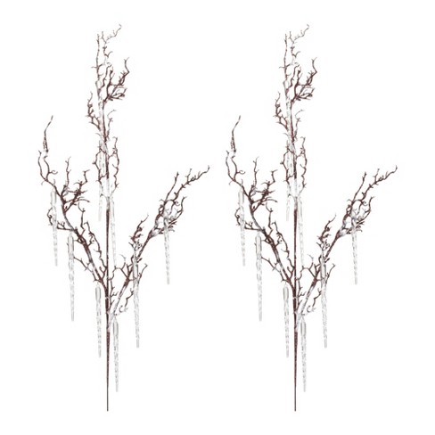 Melrose Hanging Icicle Branch (Set of 2) - image 1 of 3